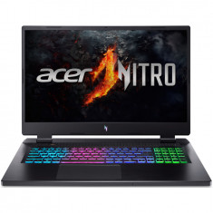 Laptop Acer Gaming 17.3&#039;&#039; Nitro 17 AN17-42, FHD IPS 165Hz, Procesor AMD Ryzen™ 7 8845HS (16M Cache, up to 5.10 GHz), 16GB DDR5, 512GB SSD, G