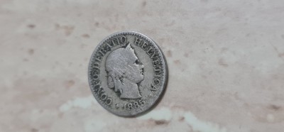 Elveția - 10 rapani 1885. foto
