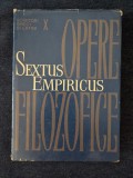 Sextus empiricus &ndash; Opere filozofice