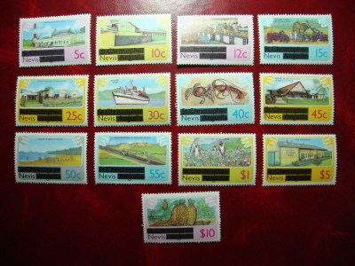 NEVIS 1980 SERIE MNH foto
