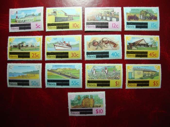 NEVIS 1980 SERIE MNH