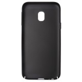 Husa tip capac spate Metallic Mesh neagra pentru Samsung Galaxy J3 2017 (SM-J330)
