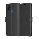 Husa Xiaomi Redmi 9C Techsuit Leather Folio, negru