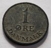 Danemarca, 1 &Oslash;re 1966 - Frederik IX, Europa
