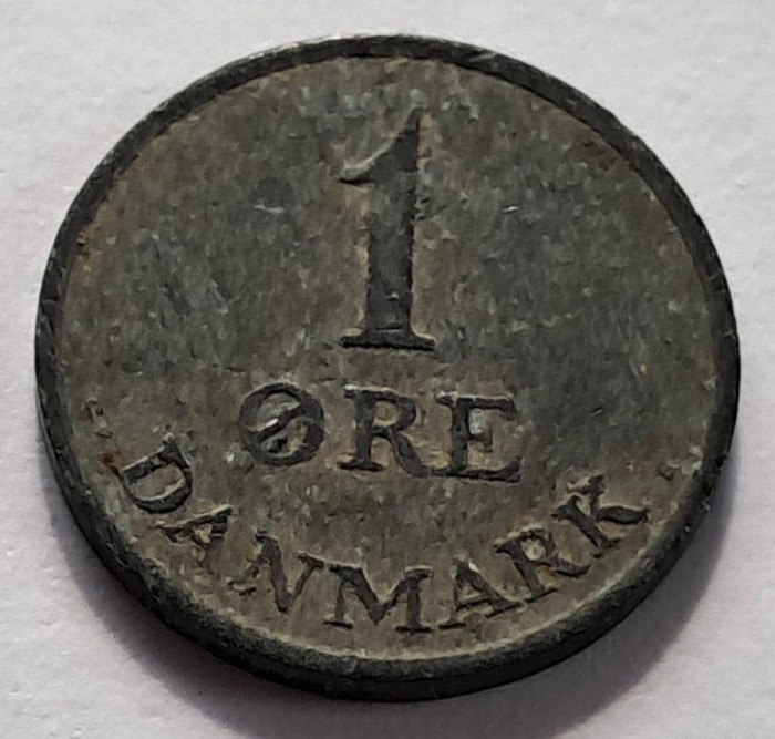 Danemarca, 1 &Oslash;re 1966 - Frederik IX