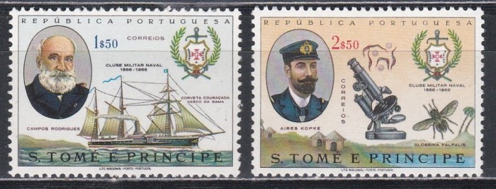 Sao Tome si Principe 1967 - Centenarul Clubului Marinei, MNH