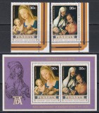 Penrhyn 1978 - A 450-a aniversare a morții lui Albrecht D&uuml;rer, Serie + Colita, MNH