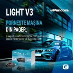 Kit pornire motorLand Rover Range Rover Velar gen 1 L560 2017-, pager cu raza extinsa 868Mhz, 2 x CAN (montaj inclus) - Pandora LIGHT V3 CarStore Tech