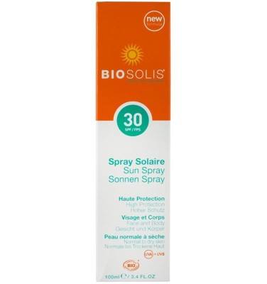Spray de Soare cu Protectie Solara SPF 30+ 100 mililitri BioSolis foto