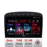 Navigatie Peugeot 308 D-038 Octa Core cu Android Radio Bluetooth Internet GPS WIFI DSP 3+32 GB 4G KIT-038+EDT-E LENOVO LITE CarStore Technology