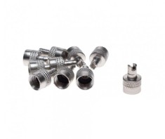 Ventil rotund, culoare crom, valva auto Cod Produs: MX_NEW AW542162