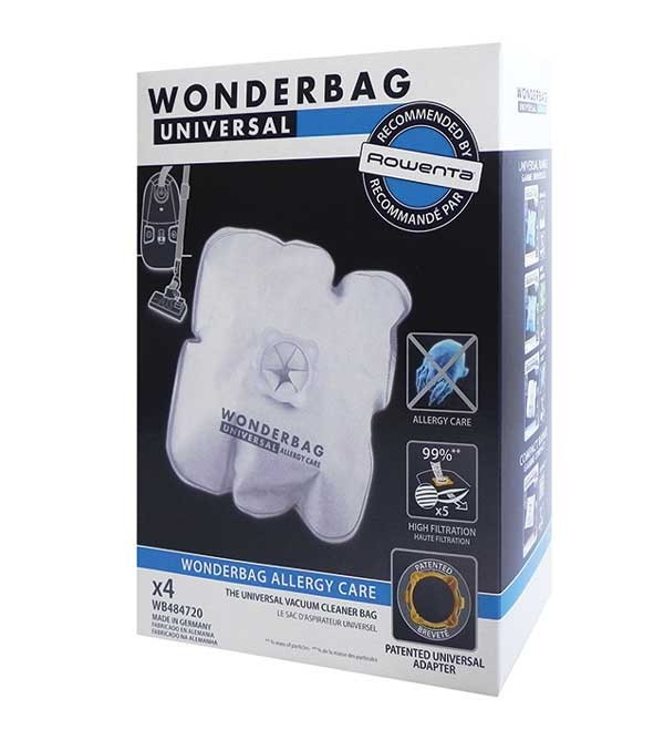 WONDERBAG ALLERGY CARE SAC ASPIRATOR 4-BUC, UNIVERSAL WB484720 pentru aspirator rowenta GROUPE SEB