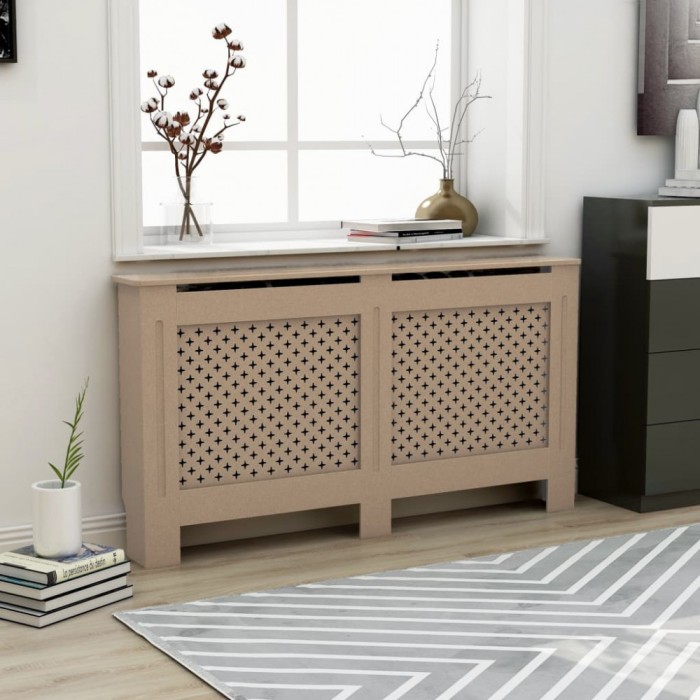 vidaXL Mască pentru calorifer, 152x19x81,5 cm, MDF 288196