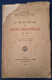 Jean Boutiere - La vie et l'&oelig;uvre de Ion Creangă - 1930 - prima ediție