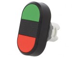 Comutator Dublu 22mm Roșu/Verde
