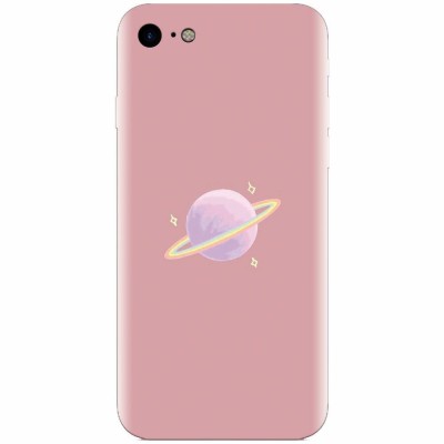 Husa silicon pentru Apple Iphone 6 / 6S, Saturn On Pink foto