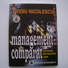 Management comparat. Uniunea Europeana, Japonia si SUA - Ovidiu Nicolescu