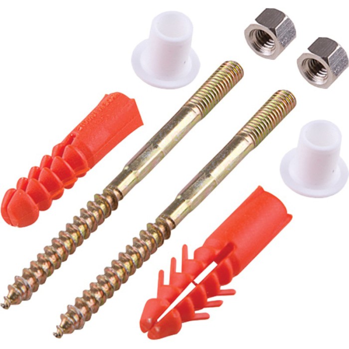 Holsurub cu diblu pentru prindere WC, 6 x 85 mm, 2 buc / set
