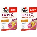 Pachet Fier + Vitamina C + Histidina + Acid Folic Aktiv 30cpr + 30cpr