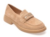 Cumpara ieftin Mocasini FLAVIA PASSINI nude, 1017G22, din piele intoarsa