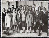 Fotografie, grup de colegi de serviciu, Romania 1974