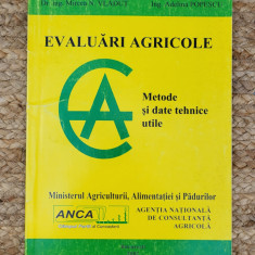 EVALUARI AGRICOLE.METODE SI DATE TEHNICE UTILE-MIRCEA N.VLADUT ,ADELINA POPESCU