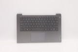 Carcasa superioara cu tastatura palmrest Laptop, Lenovo, IdeaPad 3-14ALC6 Type 82KT, 5CB1C04423, AP21M000530, AM21M000300, iluminata, Artic Grey, layo