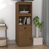 vidaXL Dulap &icirc;nalt, maro miere, 34x40x108,5 cm, lemn masiv de pin