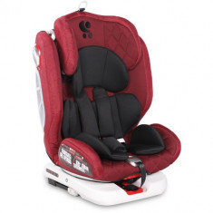 Scaun Auto Roto, Rotativ 360 grade cu Isofix, 0-36 Kg Red &amp;amp; Black foto