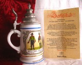 HALBA PORTELAN IN EDITIE LIMITATA CU CERTIFICAT AUTENTICITATE 500 ANI DE ISTORIE POSTALA 23.5 CM