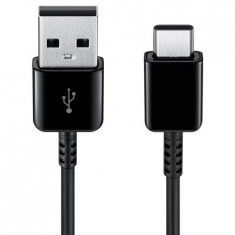 Cablu de date si incarcare pentru Samsung S8/S8+/S9/S9+/S10/S10+/S10 Lite, USB Type C 1.2m, Negru