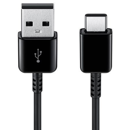 Cablu de date si incarcare pentru Samsung S8/S8+/S9/S9+/S10/S10+/S10 Lite, USB Type C 1.2m, Negru