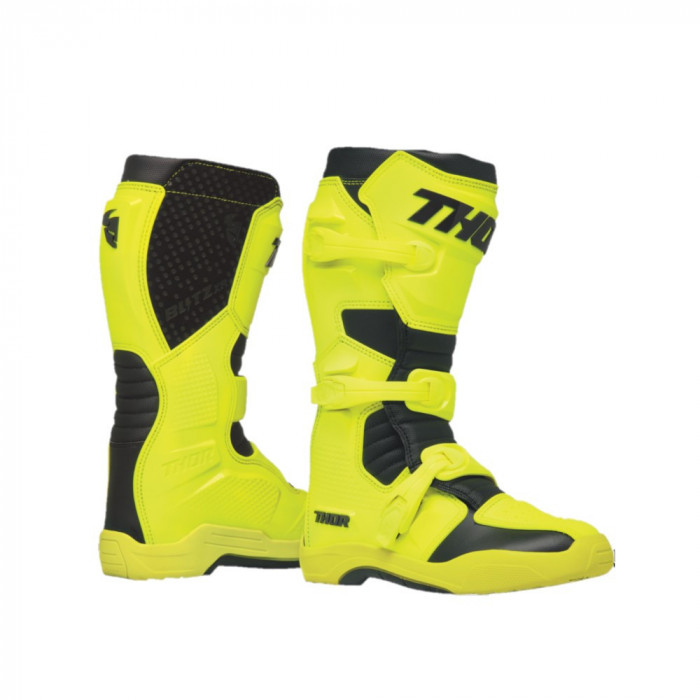 Cizme motocross/enduro Thor Blitz XR galben fluorescent