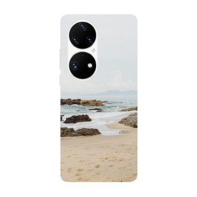 Husa compatibila cu Huawei Nova Y70 model Stone beach, Silicon, TPU, Viceversa foto