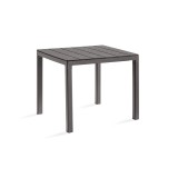 Masa Gradina Leziter Evan Plastic Cappuccino 78x78x74cm, Rezistenta UV si Intemperii