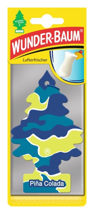 Odorizant auto, bradut, Wunder - Baum, Pina Colada, 7.6 x 0.3 x 19 cm