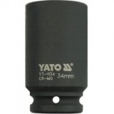 Cheie de impact Yato YT-1134, dimensiune 34 mm, prindere 3/4&rdquo;, lunga