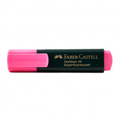 Textmarker 1548 Faber-Castell, Roz, Evidentiator Faber-Castell, Evidentiator 1548, Evidentiatoare Faber-Castell, Markere Faber-Castell, Textmarkere Fa