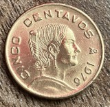 C50 - Moneda foarte veche - Mexic - 5 centavos - 1976