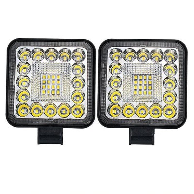 Set 2 proiectoare patrate 32LED ZD561, SUV, tractor, 12/24V foto