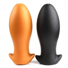 Dop Anal Plug Dong Shape Stopper Dragon Ball Sex Play Silicon Moale Gold foto