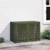 Cumpara ieftin Husă pentru aer condiționat Olivengr&oslash;nn 100 x 50 x 70 cm Oțel