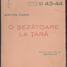 Anton Pann - O sezatoare la tara