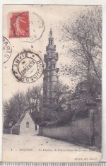 bnk cp Franta Roscoff - carte postala circulata catre Bucuresti 1907