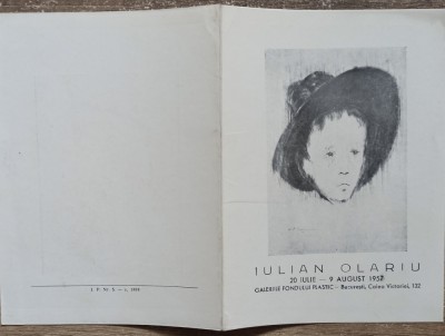 Expozitie Iulian Olariu 1957 foto