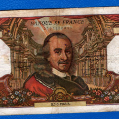 (2) BANCNOTA FRANTA - 100 FRANCS 1968 (07.03.1968), PORTRET PIERRE CORNEILLE