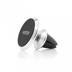 Suport Auto Vetter Magnetic Car Holder, Air Vent with Swivel Ball Head, Aluminum