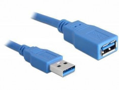 Cablu prelungitor Delock USB 3.0 T-M 3M foto