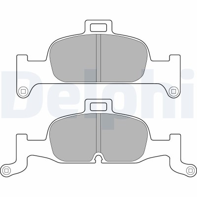 DELPHI LP3239 set placute frana,frana disc foto