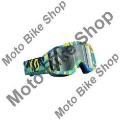 MBS Ochelari cross/enduro Scott Works Hustle , albastru/galben , sticla crom argint, Cod Produs: W2208272916AU foto